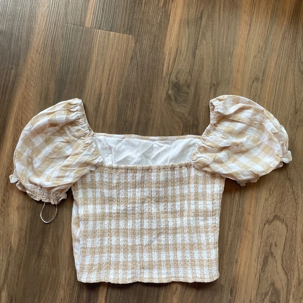 A&F Linen Top - Picture 2 of 5